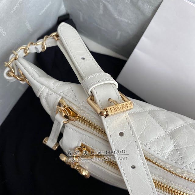 Chanel女包 香奈兒專櫃最新款鏈條女款腰包挎包 Chanel秋冬新款胸包 AS1077  djc4318